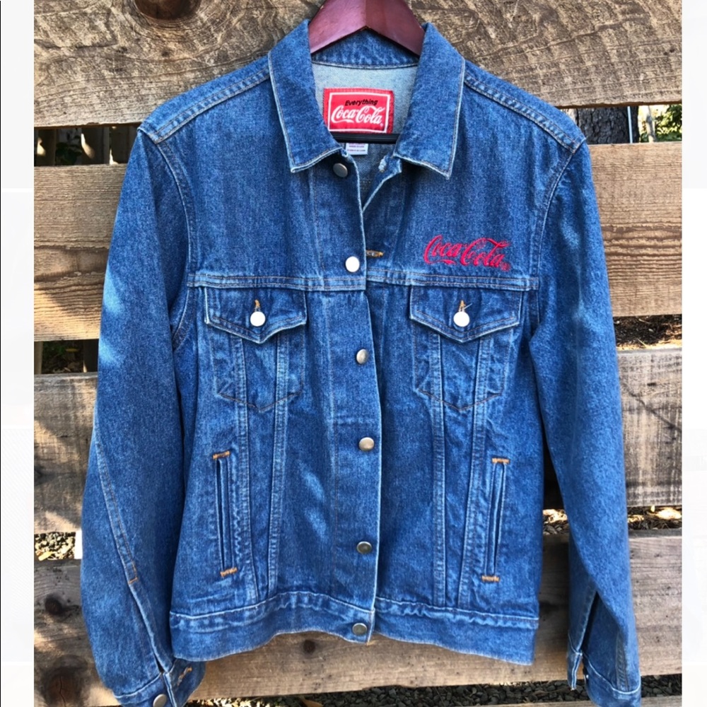 Vintage Coca-Cola denim jean jacket